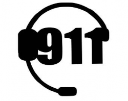 911 Dispatch adhesive decal