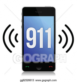 EPS Vector - Emergency number 911 call illustration design ...
