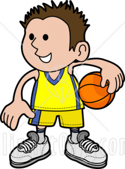 Image - 20755-Clipart-Illustration-Of-A-Happy-Boy-In-Uniform-Holding ...