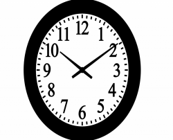 Wall Clock Clip Art Free Stock Photo - Public Domain Pictures