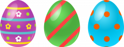 Clipart Easter Eggs - Free Clip Art - Clipart Bay