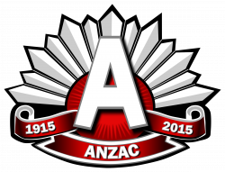 Clipart - Anzac Logo Red 1915-2015