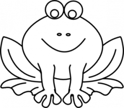 Frog Outline Clip Art at Clker.com - vector clip art online, royalty ...