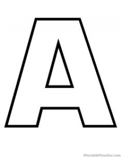 Printable Letter L Outline - Print Bubble Letter L | alphabet and ...