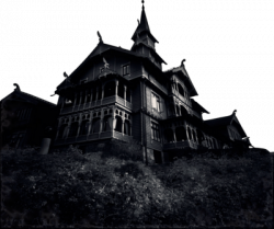 scary haunted mansions | Haunted Mansion | PSD Detail | Scary ...