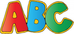 28+ Collection of Abc Clipart Letters | High quality, free cliparts ...