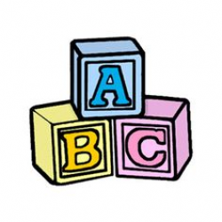 Alphabet Letter Baby Block, Wooden Child Toy, Baby Room Decor, ABC ...