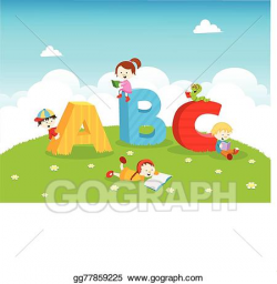 Vector Art - Abc kids. EPS clipart gg77859225 - GoGraph