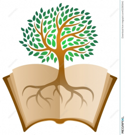 Learning Book Tree Logo Illustration 52585042 - Megapixl