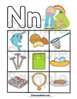 Bible ABC Letter of the Week: N by Preschool Mom | TpT