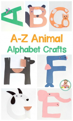 Easy A-Z Alphabet Crafts! | Alphabet crafts, Letter crafts and ...