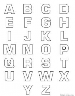 good size - easy alphabet printables upper & lower case | Church ...