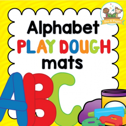 Alphabet Play Dough Mats - Pre-K Pages