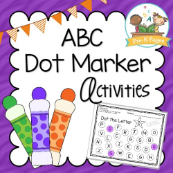 ABC Bingo Dot Marker Activities - Pre-K Pages