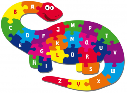 Giant ABC Dinosaur (27 Piece Shaped Floor Puzzle by LPF)