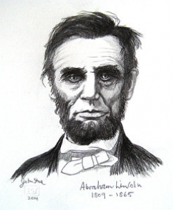 Abraham Lincoln Drawing Paintings | Fine Art America