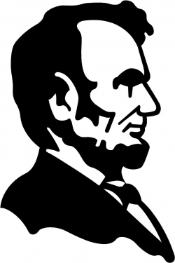 $2.5 - Abe Lincoln President Decal 3.75
