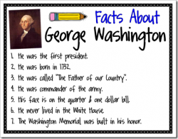 Facts about George WASHINGTON | Abraham lincoln, George washington ...