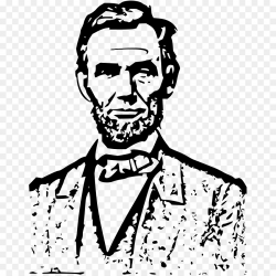 Outline of Abraham Lincoln President of the United States Clip art ...