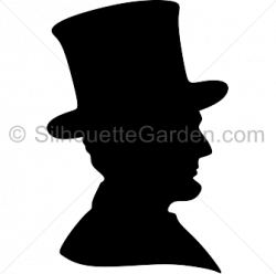 Abraham Lincoln silhouette clip art. Download free versions of the ...