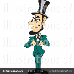 Abraham Lincoln Clipart #43151 - Illustration by Dennis Holmes Designs