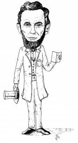 Unique Abraham Lincoln Coloring Page 22 About Remodel Line Drawings ...