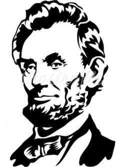 President Lincoln Silhouette at GetDrawings.com | Free for personal ...