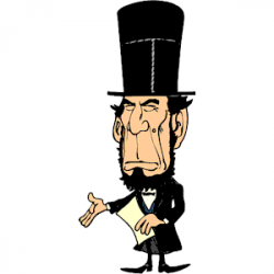 Abraham Lincoln 28 clipart, cliparts of Abraham Lincoln 28 free ...