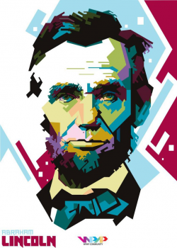Abraham Lincoln in WPAP by agfaart on DeviantArt
