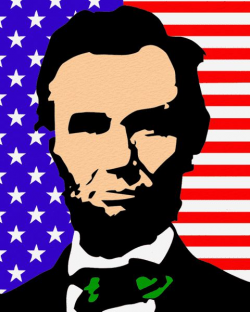 Pop Art Portrait - Abraham Lincoln