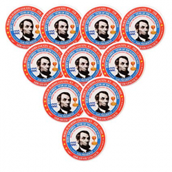 Amazon.com: Pack-10 Abraham Lincoln 16th U.S. President ...