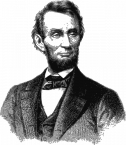 Public Domain Clip Art Image | Abraham Lincoln - 1865 | ID ...