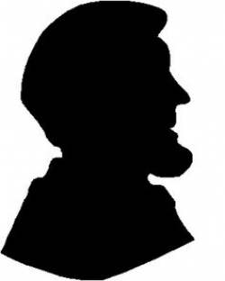 Silhouettes of George Washington, Abe Lincoln... and... The Birthday ...