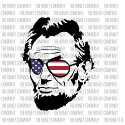 Cool Abe Lincoln SVG PNG DXF 4th of July Design Instant Download ...