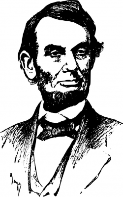 Abraham Lincoln Face Clipart - Design Droide