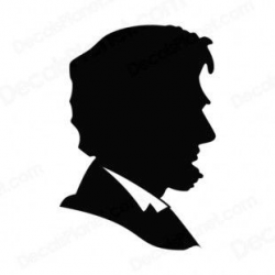 United States Abraham Lincoln silhouette listed in symbols and ...