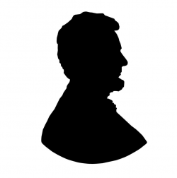 Abraham Lincoln Silhouette stencil template | Stencil Templates ...