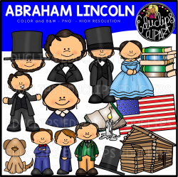 Abraham Lincoln Clip Art Bundle (Color and B&W) - Welcome to ...