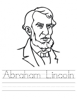 Abraham Lincoln Worksheets - Best Coloring Pages For Kids