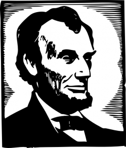 Abraham Lincoln clip art Free vector in Open office drawing svg ...