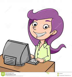 Female Accountant Clipart