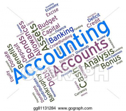 Stock Illustration - Accounting words represents balancing the books ...