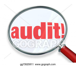 Clip Art - Audit word magnifying glass tax accounting bookkeeping ...