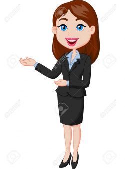 Uniform clipart female accountant - Pencil and in color uniform ...
