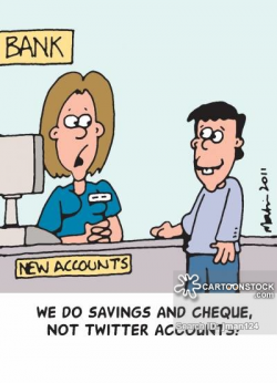 New Accounts Cartoons and Comics - funny pictures from CartoonStock