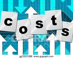 Stock Illustration - Costs expenses means budgeting buy and ...