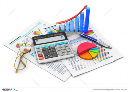 Finance And Accounting Concept Illustration 29356794 - Megapixl