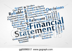 Vector Stock - Financial statement. Clipart Illustration gg65996517 ...
