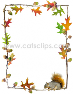 28+ Collection of Oak Leaf Border Clipart | High quality, free ...