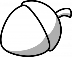 Acorn Clipart Black And White | Clipart Panda - Free Clipart Images